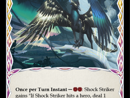 Shock Striker (Red) [U-ELE195] (Tales of Aria Unlimited)  Unlimited Rainbow Foil Discount