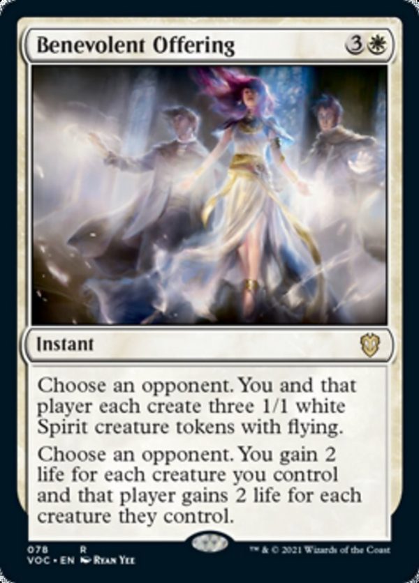 Benevolent Offering [Innistrad: Crimson Vow Commander] Online Sale