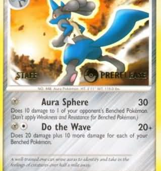 Lucario (53 127) (Staff Prerelease Promo) [Diamond & Pearl: Black Star Promos] Discount