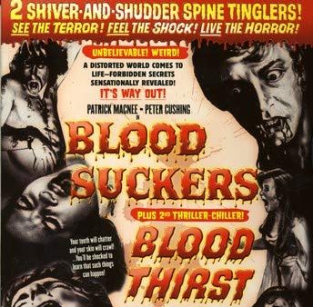 BLOOD SUCKERS BLOOD THIRST  - DVD-DOUBLE FEATURE-SOMETHING WERID VIDEO on Sale