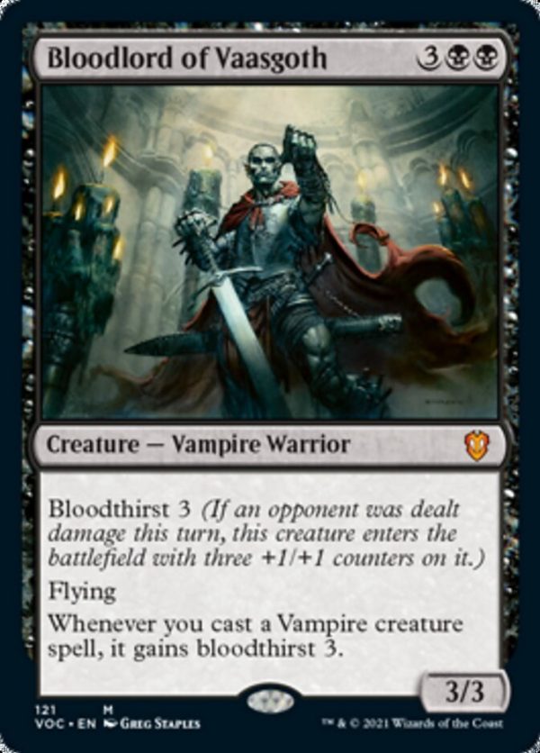 Bloodlord of Vaasgoth [Innistrad: Crimson Vow Commander] Supply