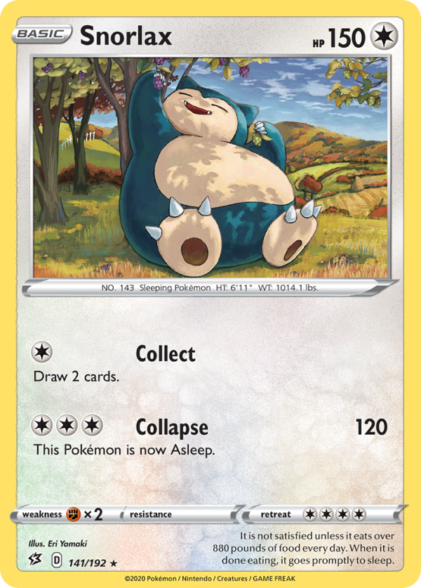 Snorlax (141 192) (Cosmos Holo) [Sword & Shield: Rebel Clash] For Cheap