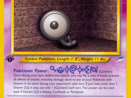 Unown [Q] (59 105) [Neo Destiny 1st Edition] For Sale