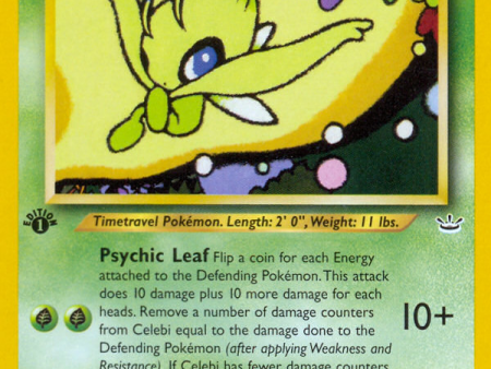 Celebi (16 64) [Neo Revelation 1st Edition] Online Hot Sale