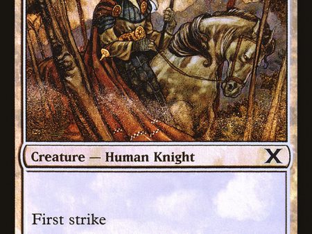 Youthful Knight (Premium Foil) [Tenth Edition] For Discount