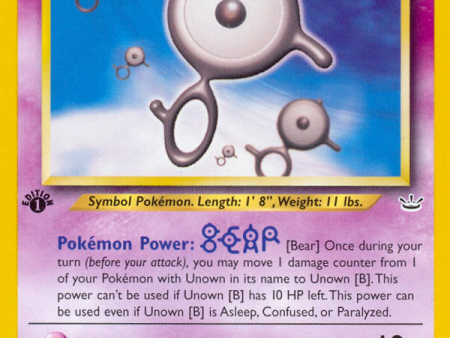 Unown [B] (39 64) [Neo Revelation 1st Edition] Online now