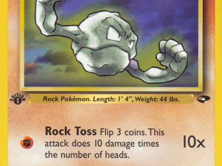 Brock s Geodude (68 132) [Gym Challenge 1st Edition] For Discount