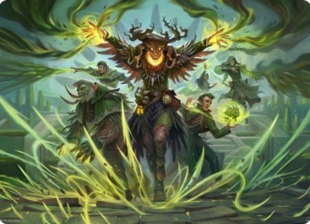 Witherbloom Command Art Card [Strixhaven: School of Mages Art Series] Discount