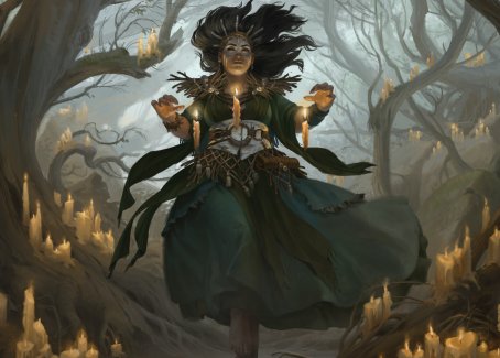 Candlegrove Witch 1 Art Card [Innistrad: Midnight Hunt Art Series] Online