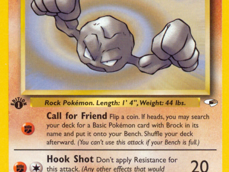 Brock s Geodude (66 132) [Gym Heroes 1st Edition] For Sale