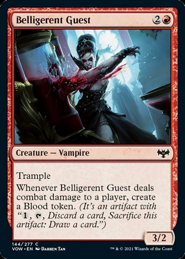 Belligerent Guest [Innistrad: Crimson Vow] on Sale