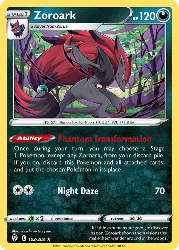 Zoroark (103 203) (Theme Deck Exclusive) [Sword & Shield: Evolving Skies] Discount