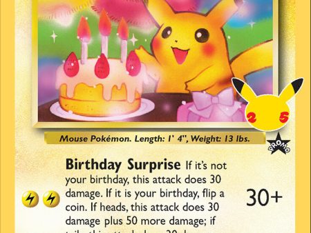 _____ s Pikachu (24) [Celebrations: 25th Anniversary - Classic Collection] Online now