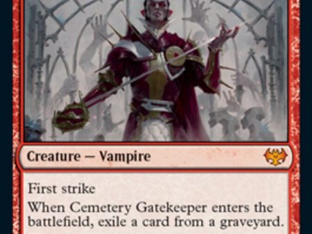 Cemetery Gatekeeper [Innistrad: Crimson Vow] Online Sale