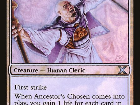 Ancestor s Chosen (Premium Foil) [Tenth Edition] For Discount