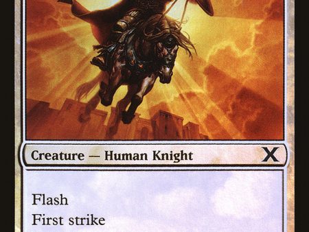 Benalish Knight (Premium Foil) [Tenth Edition] on Sale