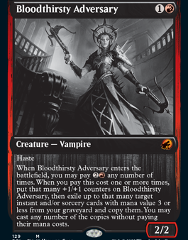 Bloodthirsty Adversary [Innistrad: Double Feature] on Sale