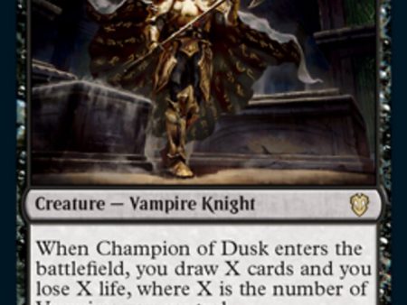 Champion of Dusk [Innistrad: Crimson Vow Commander] For Cheap