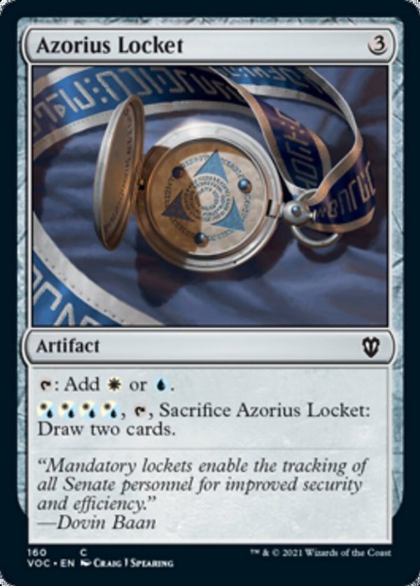 Azorius Locket [Innistrad: Crimson Vow Commander] For Sale