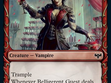 Belligerent Guest (Showcase Fang Frame) [Innistrad: Crimson Vow] Hot on Sale