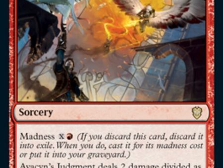 Avacyn s Judgment [Innistrad: Crimson Vow Commander] Cheap