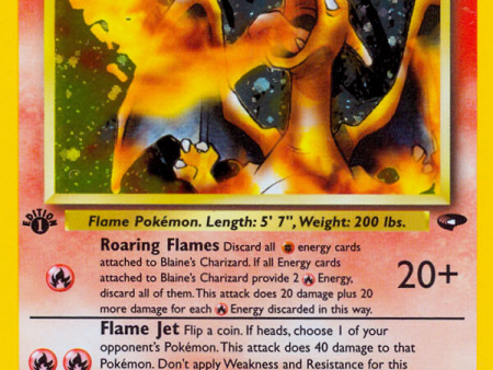 Blaine s Charizard (2 132) [Gym Challenge 1st Edition] For Discount