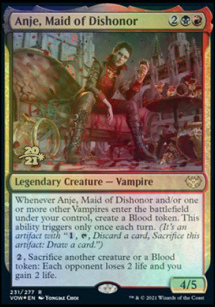 Anje, Maid of Dishonor [Innistrad: Crimson Vow Prerelease Promos] Online Hot Sale