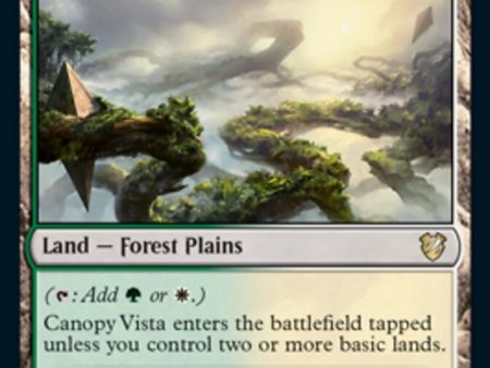 Canopy Vista [Innistrad: Midnight Hunt Commander] Cheap