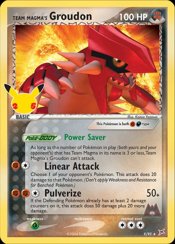 Team Magma s Groudon (9 95) [Celebrations: 25th Anniversary - Classic Collection] For Cheap