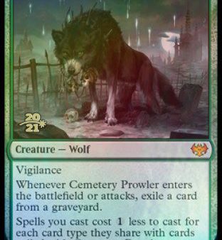 Cemetery Prowler [Innistrad: Crimson Vow Prerelease Promos] For Discount