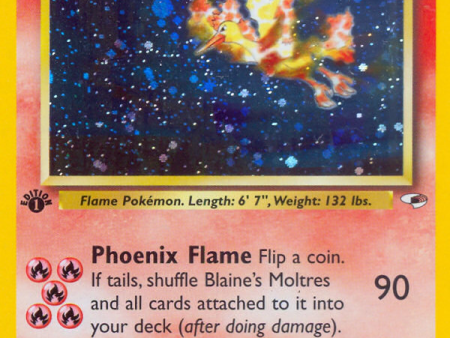 Blaine s Moltres (1 132) [Gym Heroes 1st Edition] Cheap