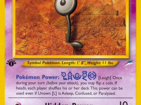 Unown [L] (86 105) [Neo Destiny 1st Edition] Hot on Sale