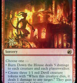 Burn Down the House [Innistrad: Midnight Hunt Prerelease Promos] on Sale