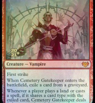 Cemetery Gatekeeper [Innistrad: Crimson Vow Prerelease Promos] For Sale