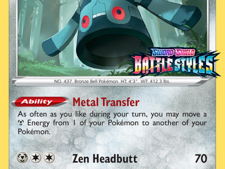 Bronzong (SWSH091) (Prerelease Promo) [Sword & Shield: Black Star Promos] For Sale