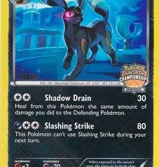 Umbreon (60 108) (Regional Championship Promo Staff) [Black & White: Dark Explorers] Fashion