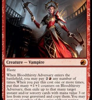 Bloodthirsty Adversary (Promo Pack) [Innistrad: Midnight Hunt Promos] Cheap