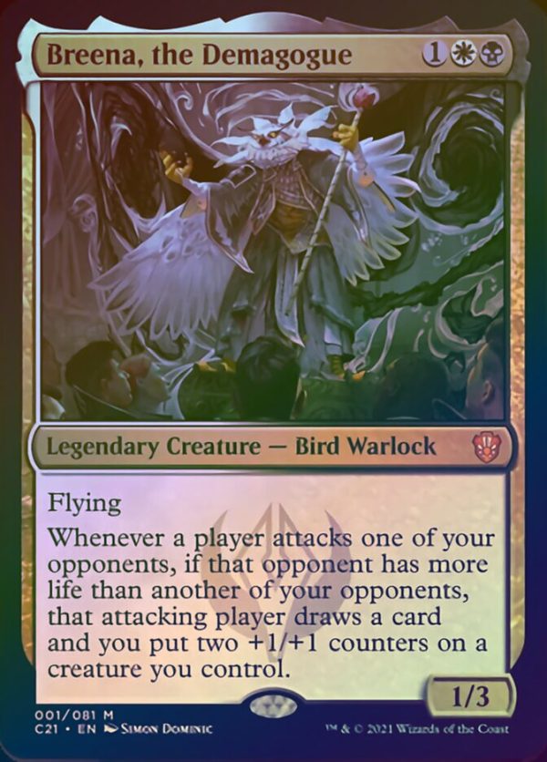 Breena, the Demagogue (Display Commander) [Commander 2021] Sale