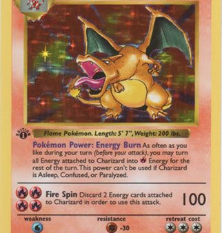 Charizard (4 102) (Shadowless) [Base Set 1st Edition] For Sale