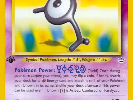 Unown [Y] (40 64) [Neo Revelation 1st Edition] Online Hot Sale