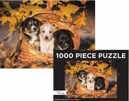 1000 piece puzzle - Puppies Online