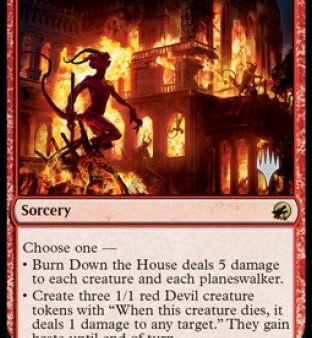 Burn Down the House (Promo Pack) [Innistrad: Midnight Hunt Promos] Online Sale