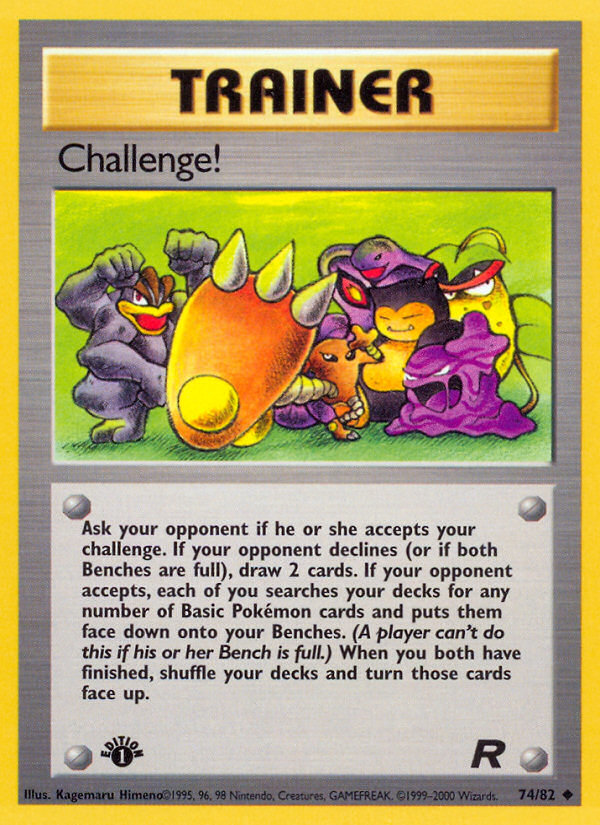 Challenge! (74 82) [Team Rocket 1st Edition] Online